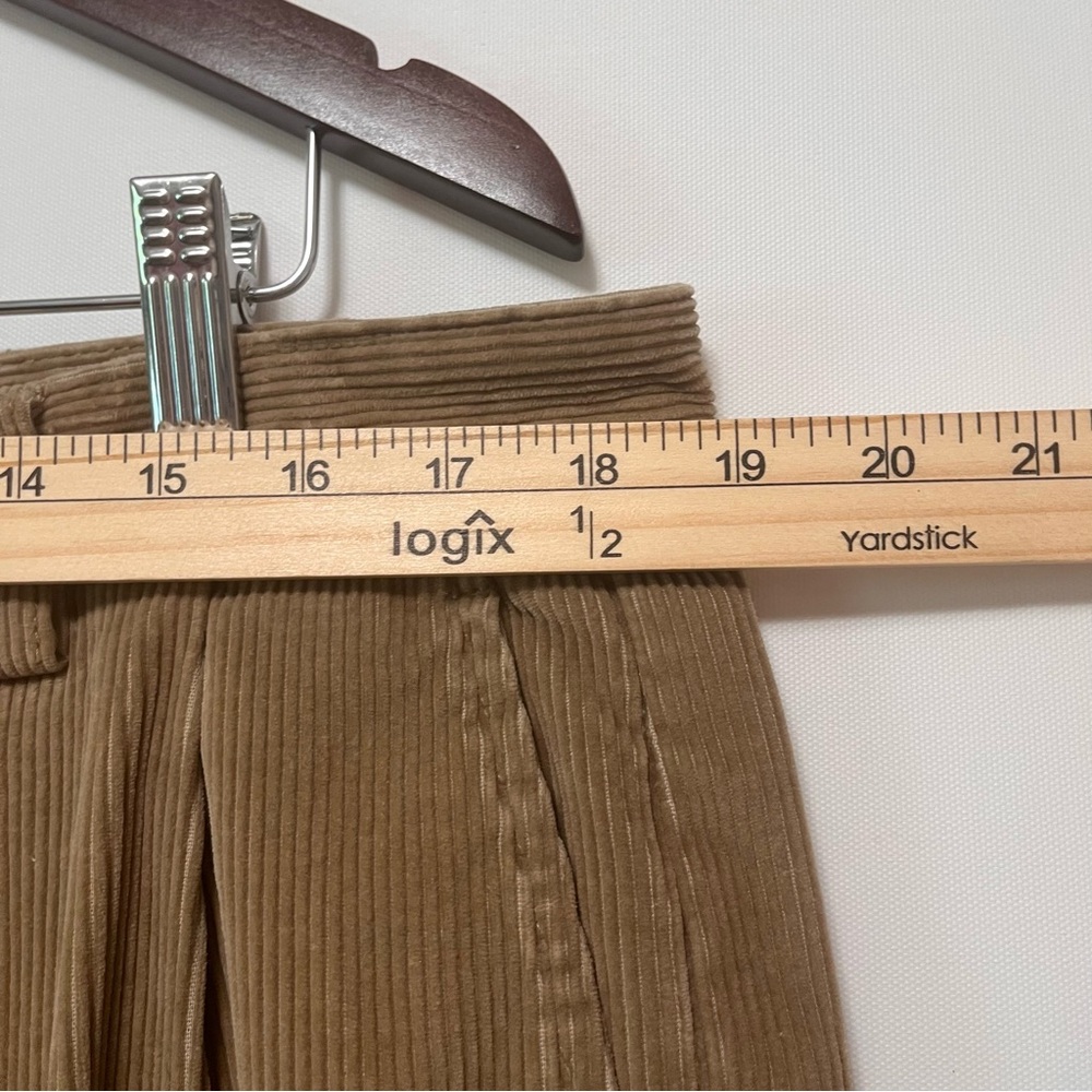 VTG Tommy Hilfiger Pants Men 38x28 Brown Corduroy Relaxed Wide Leg Baggy 90s Y2K - Picture 11 of 15